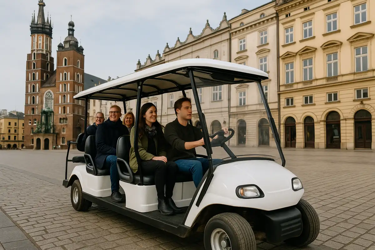Krakow City Tour by Golf Buggy